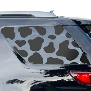 Precut Cow Print Rear Side Quarter Window Decal Stickers Fits Ford Explorer 2011-2019