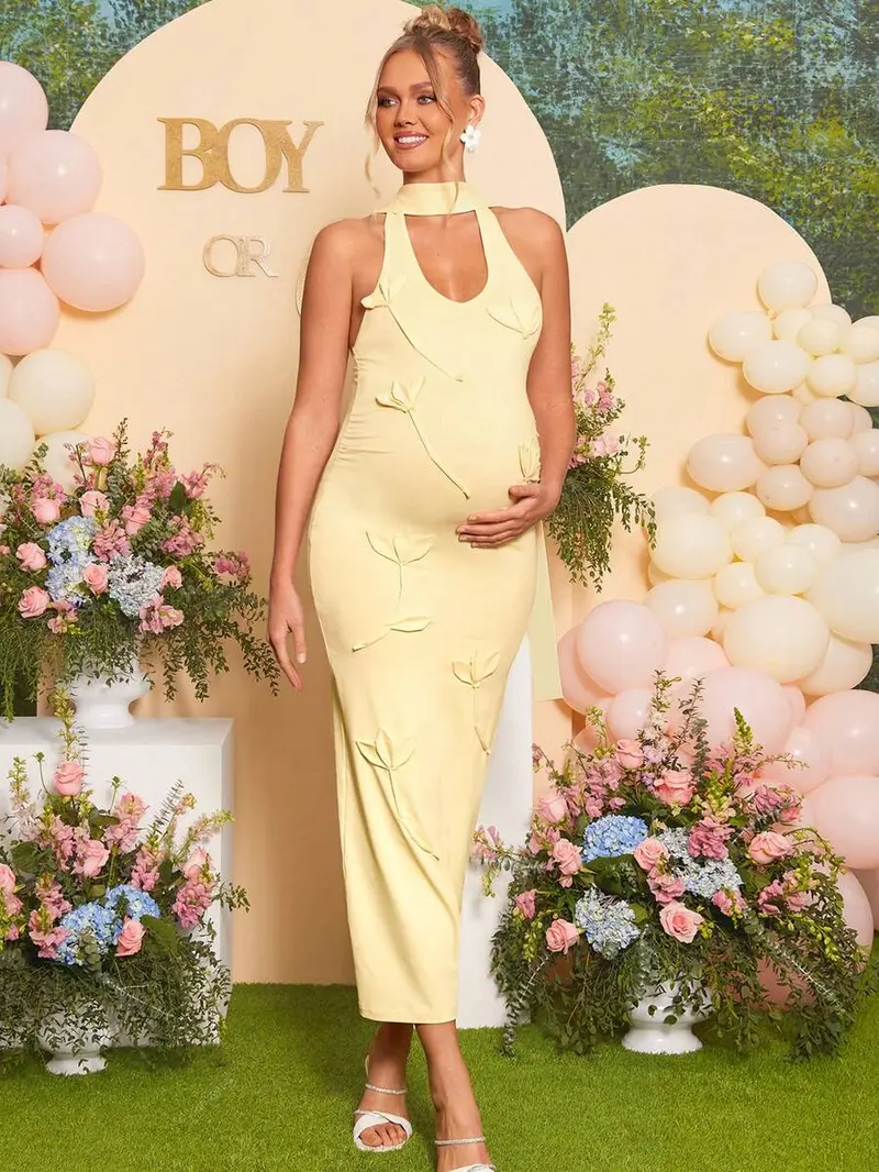 yellow maternity dress - TikTok Shop yellow maternity dress - TikTok Shop