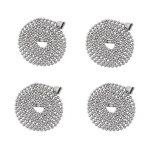 Ceiling Fan Pull Chain Kit for Ceiling Fan Pulls - Pull Chains for Ceiling Fans and Lights - Metal Beaded Pull Chain Ceiling Light Pull String