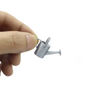 1:12 Scale Simulated Miniature Watering Can Model | PLA Material | Dollhouse Decor & Miniature House Accessory | DIY Tiny Garden/Patio/Flower Bed Scene Decor | Decorative Micro Ornament