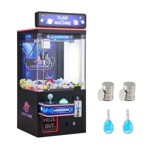 【SummerFinds】VEVOR Claw Crane Machine, Medium-Sized Arcade Game Machine with Light & Sound, Adjustable Steel Claws, Precise Toy Candy Grabber Prize Dispenser Vending Toy, for Commercial Home Cinema, Black Purple