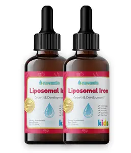 Liposomal Baby Iron Drops Bundle for Kids and Toddlers (2 Bottles)
