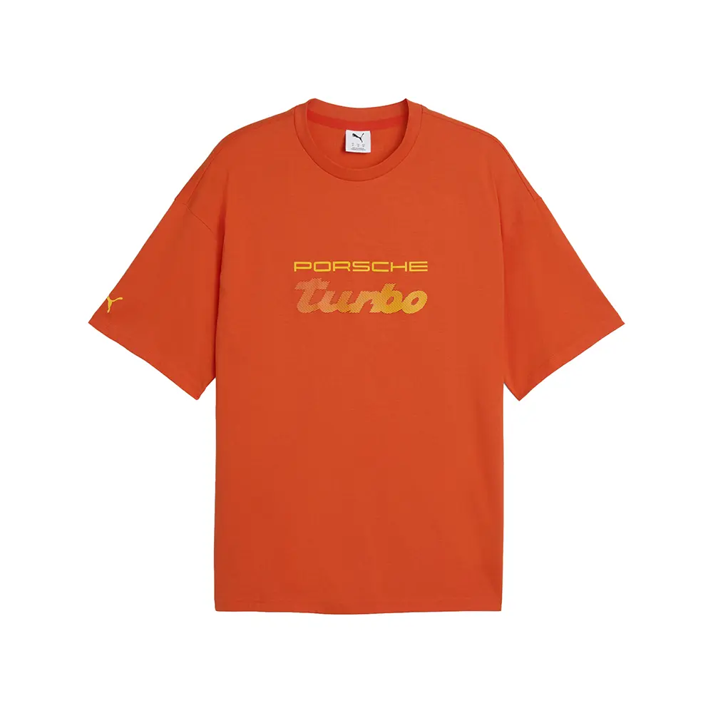 PUMA Mens Porsche Legacy Essentials Crew Neck Short Sleeve Casual Tops Casual - Red