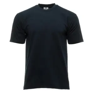 Pro Club Men's Heavyweight Cotton    Original Crew Neck T-Shirt Fited Cotton
