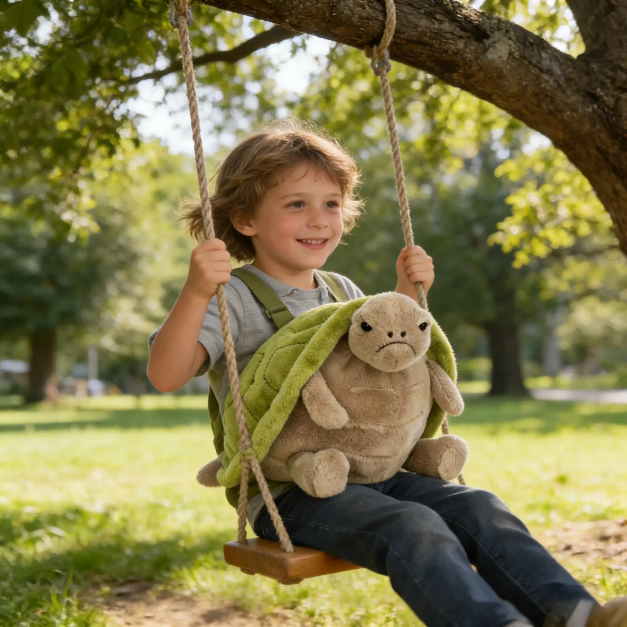 Timmy Turtle Weighted Stuffed Animal - Soft Adorable Stuffed Cuddly Doll Gift, Unisex Napping Nap Pillow, Kids' Wuli Toy