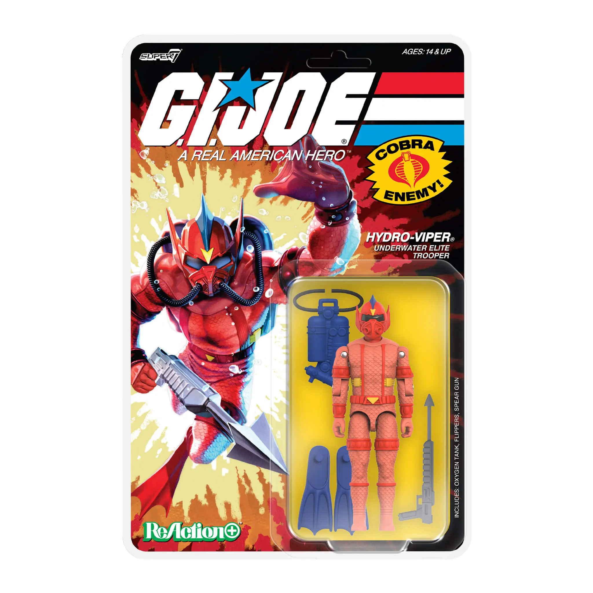 Super7 G.I. Joe ReAction+ Wave 07 - Hydro Viper (Comic)