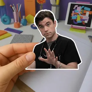 8 Ops Different The Pitt TV Series Stickers, The Pitt  Character Stickers Gifts for Fans