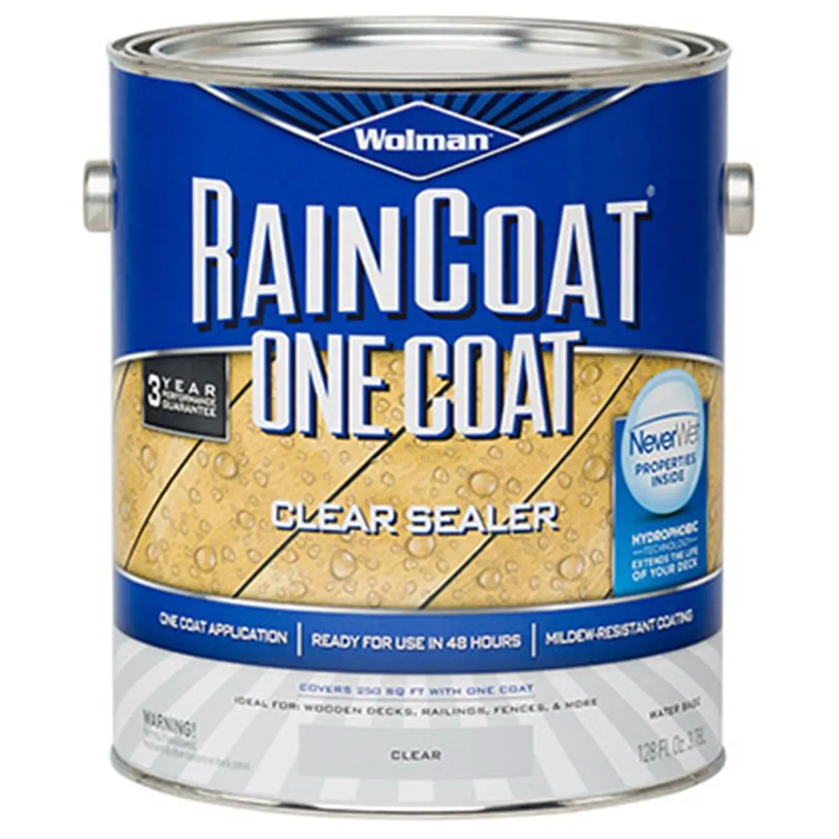 212 MAIN Zinsser & Co 288339 1-Gal Outdoor, UV-Resistant, Water-Based Clear Sealer, Hydrophobic