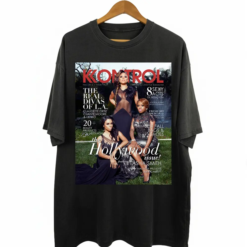 Chante Moore, Claudette Ortiz, Lil Mo Cover Kontrol Magazine T-Shirt