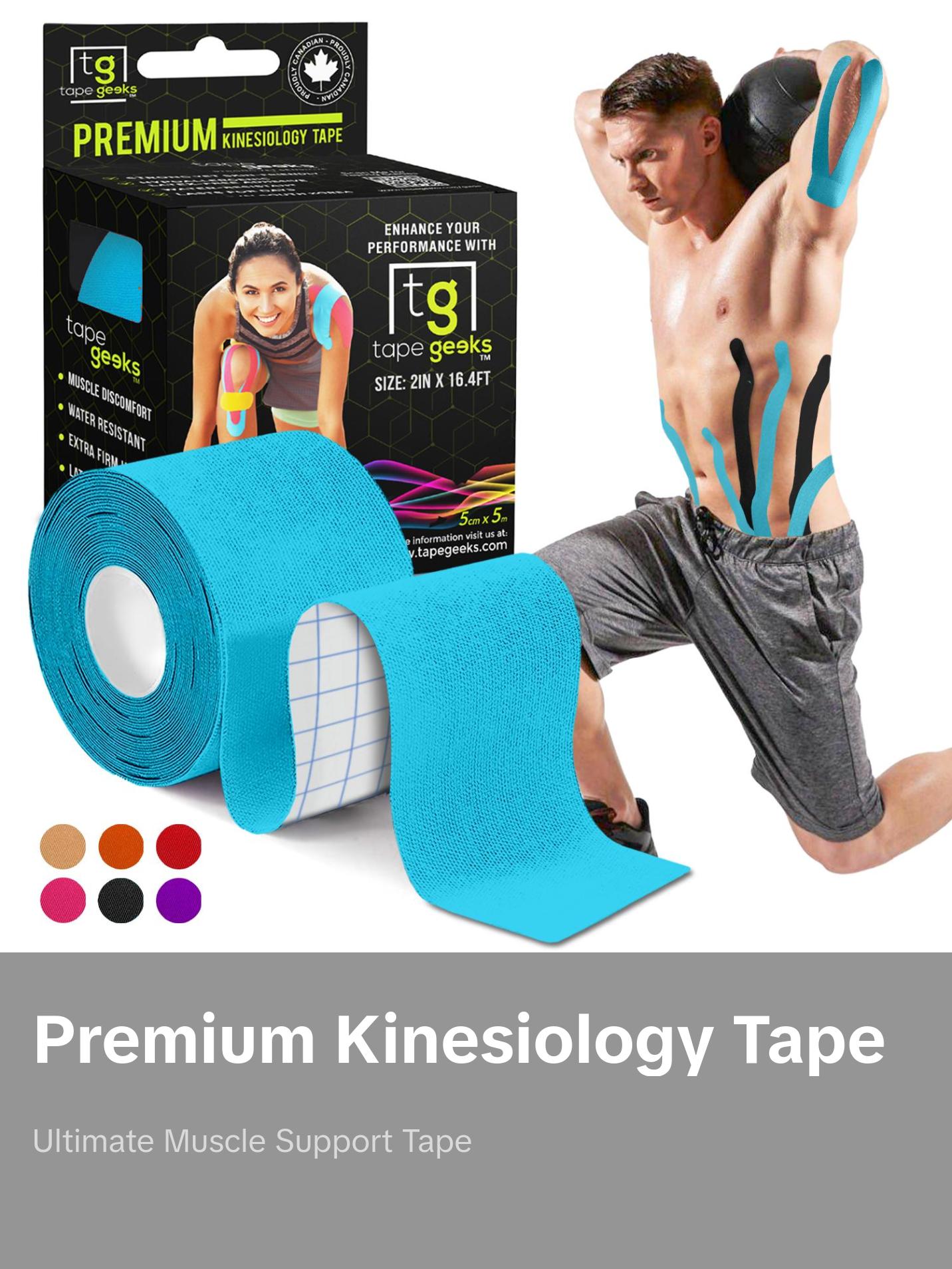 Kinesiology Tape for Pain Relief and Support - Sports and Activities