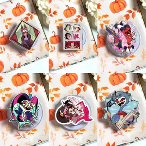 Vivid Hazbin Hotel Phone Grip – Colorful and Bold Phone Holder Featuring the Stars of Hazbin Hotel