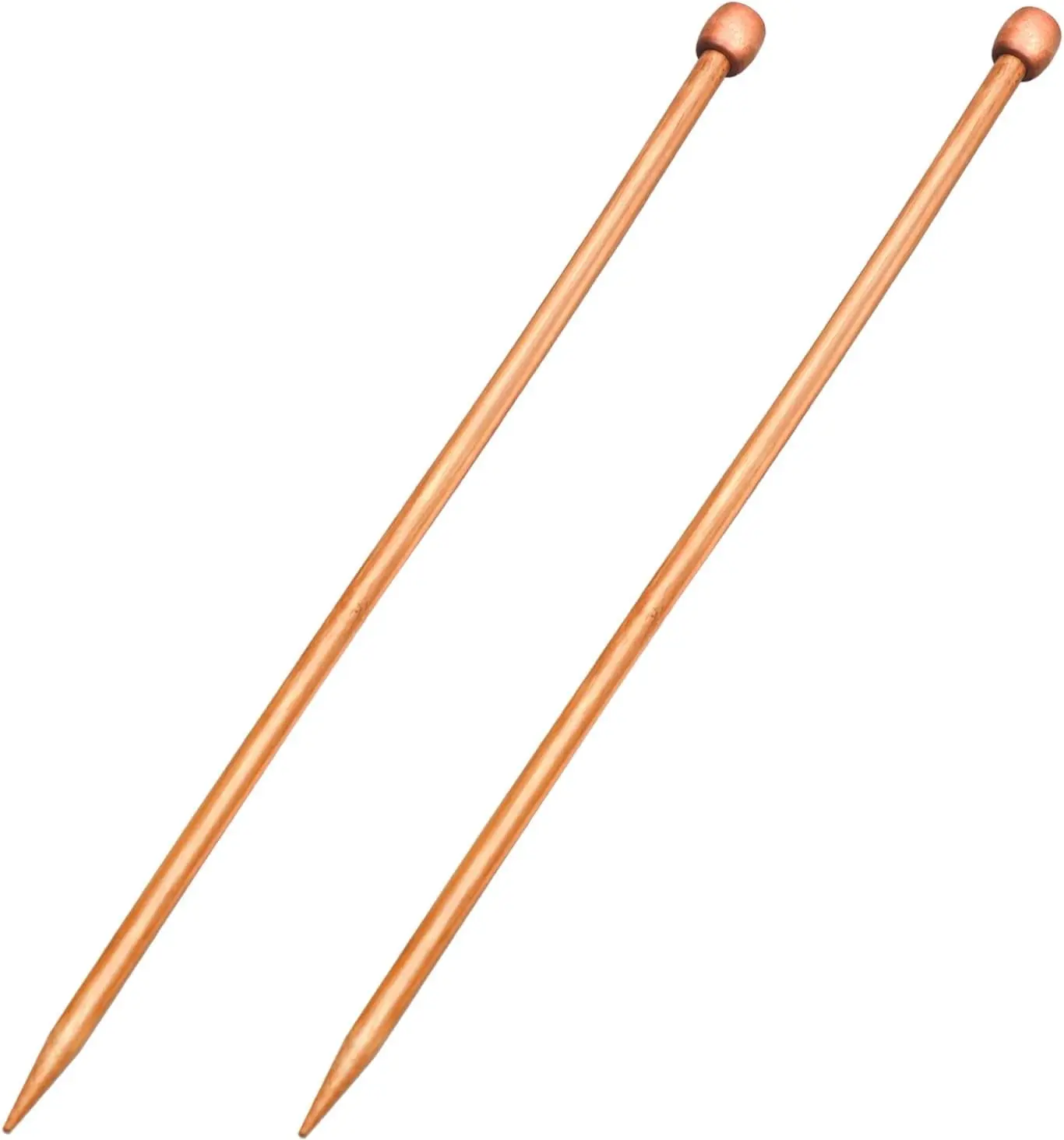 2 Pcs Knitting Needles Set Straight Single Pointed Knitting Needle Length 14 Inch Knitting Supplies Knitting Needles for Beginners Handmade (8 mm) Gift