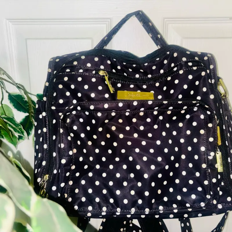 Jujube Black & White Polka Dots Diager bag