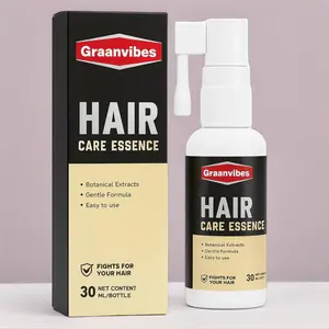 Hair Growth and Blackening Spray, Graanvibes Anti HairLoss Hair Thicker Serum, Strengthens Roots, Prevents GrayHairs, Nantural Plant Extracts,No side effects at all