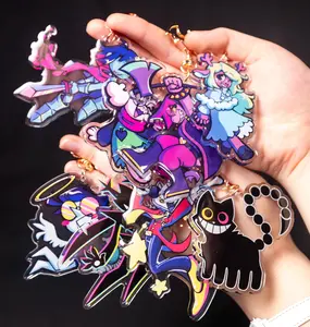Deltarune Acrylic Keychains || Kris, Susie, Ralsei, Noelle, Spamton, Tenna, Friend, The Knight