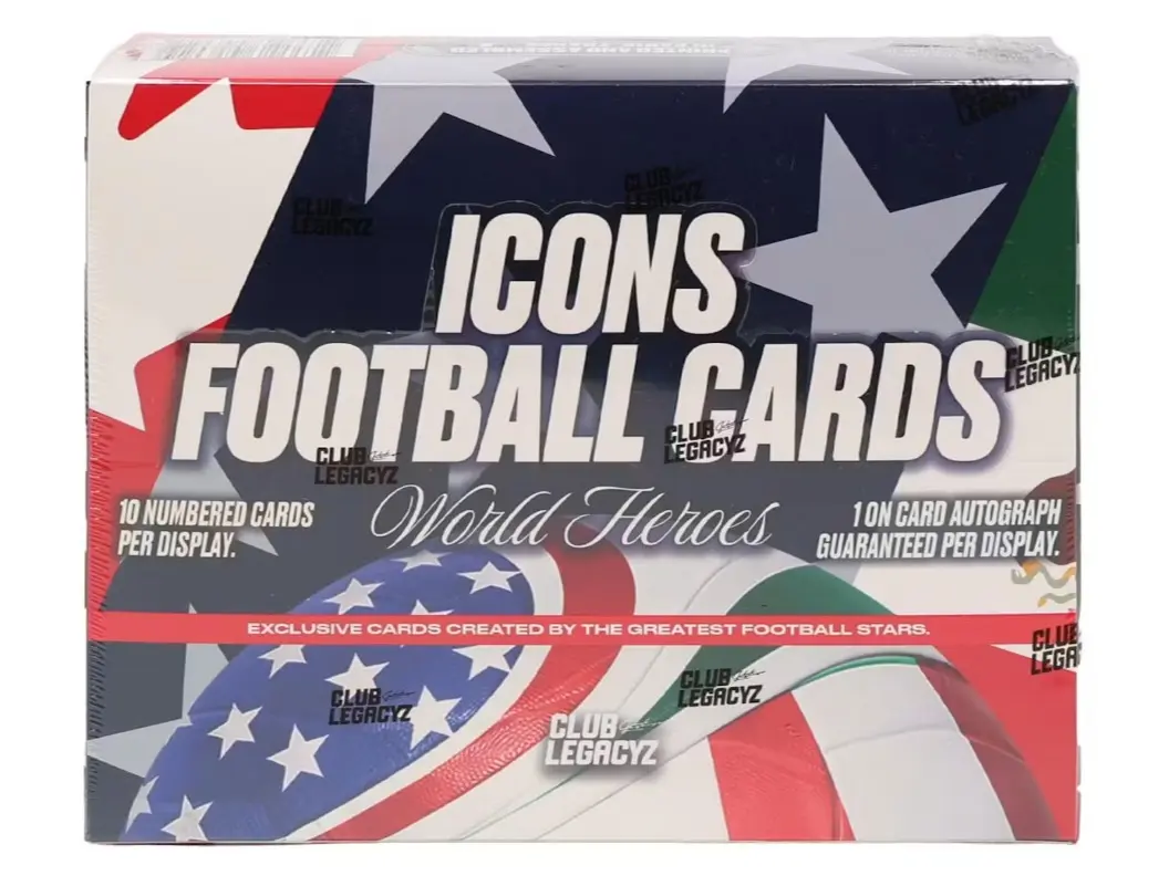 2026 Club Legacyz Icons World Heroes Soccer Fourth Edition Hobby Box