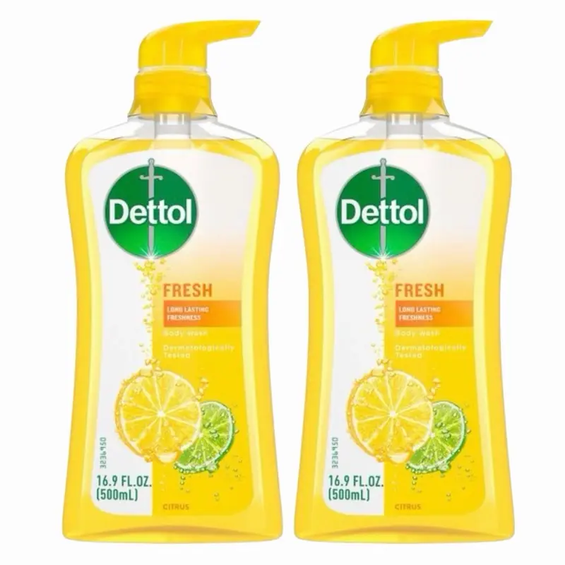Dettol Antibacterial ph-Balanced Body Wash, Fresh Scent, 900ml, Hydrating Moisturizing Bright Formula, Suitable for All Skin Types - Limited Edition - Choose Below
