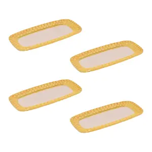 Temp-tations Nostalgic Corn Cob Set of (4) Corn Plates