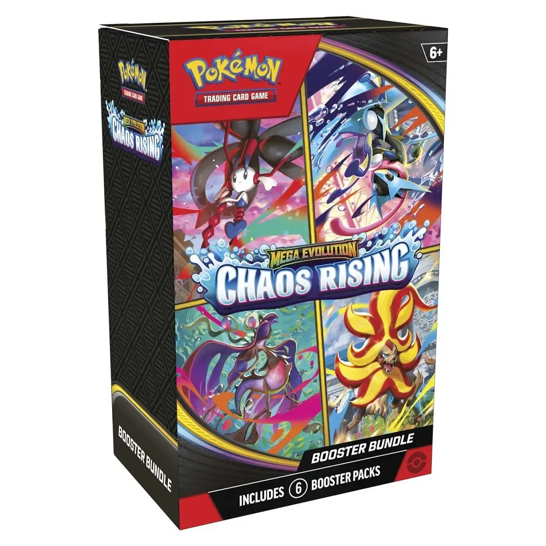 Pokemon TCG: Mega Evolution Chaos Rising - Booster Bundle (6 Packs)