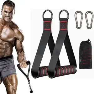 Gym Training Handles, Pulldown Training Accessories, Home Gym Equipment Replacement handle attachments for pulley machines, resistance bands, and strength trainers