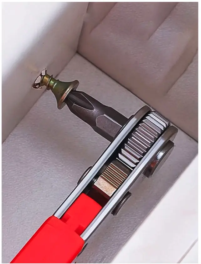 Stainless Steel Left Hand Screwdriver 11CM 4.3 Inch  Designed for Left Hand Use