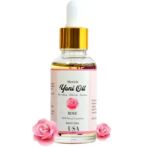 ANGELYCIA Natural Yoni Oil Rose, Restores pH Balance for Women Body Care Herbal body  oil Organic