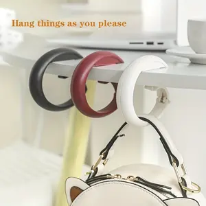 1pc, Handbag Hanger Purse Hooks for Tables Desktop, Portable Handbag Hangers Purse Hooks for Women Bags Hanging on Desktop in The Cafe Shop or Library, Foldable Purse Hook