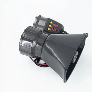 12V Wired High-Volume Car Speaker, 7-Way Audio System, Pa System Speaker for Cars, Enhanced Sound Quality, Durable Design