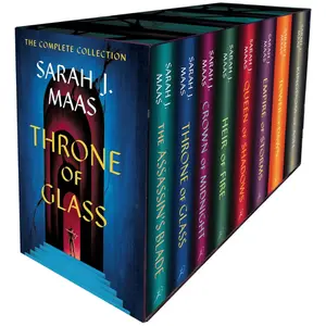 Throne of Glass Hardcover Box Set - Celaena Sardothien Series by Sarah J. Maas, 5008 Pages, Published by Bloomsbury Publishing, Release Date 7-25-2023