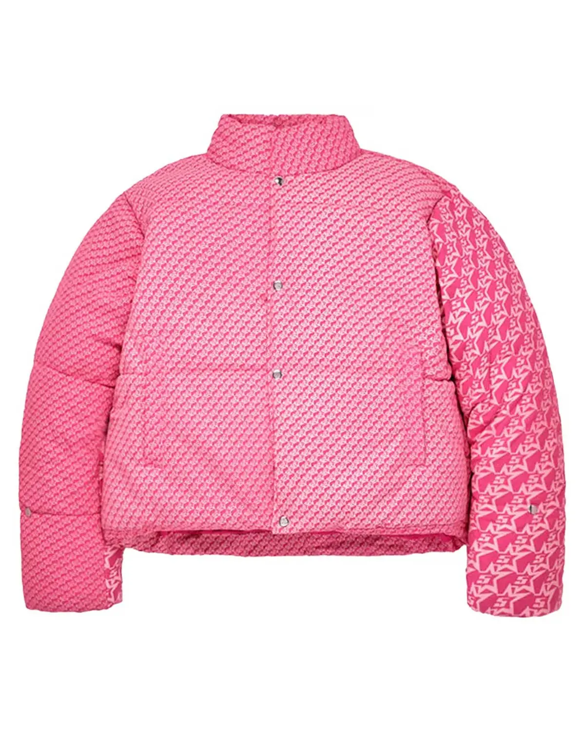 Sp5der 5Star Puffer Jacket Pink