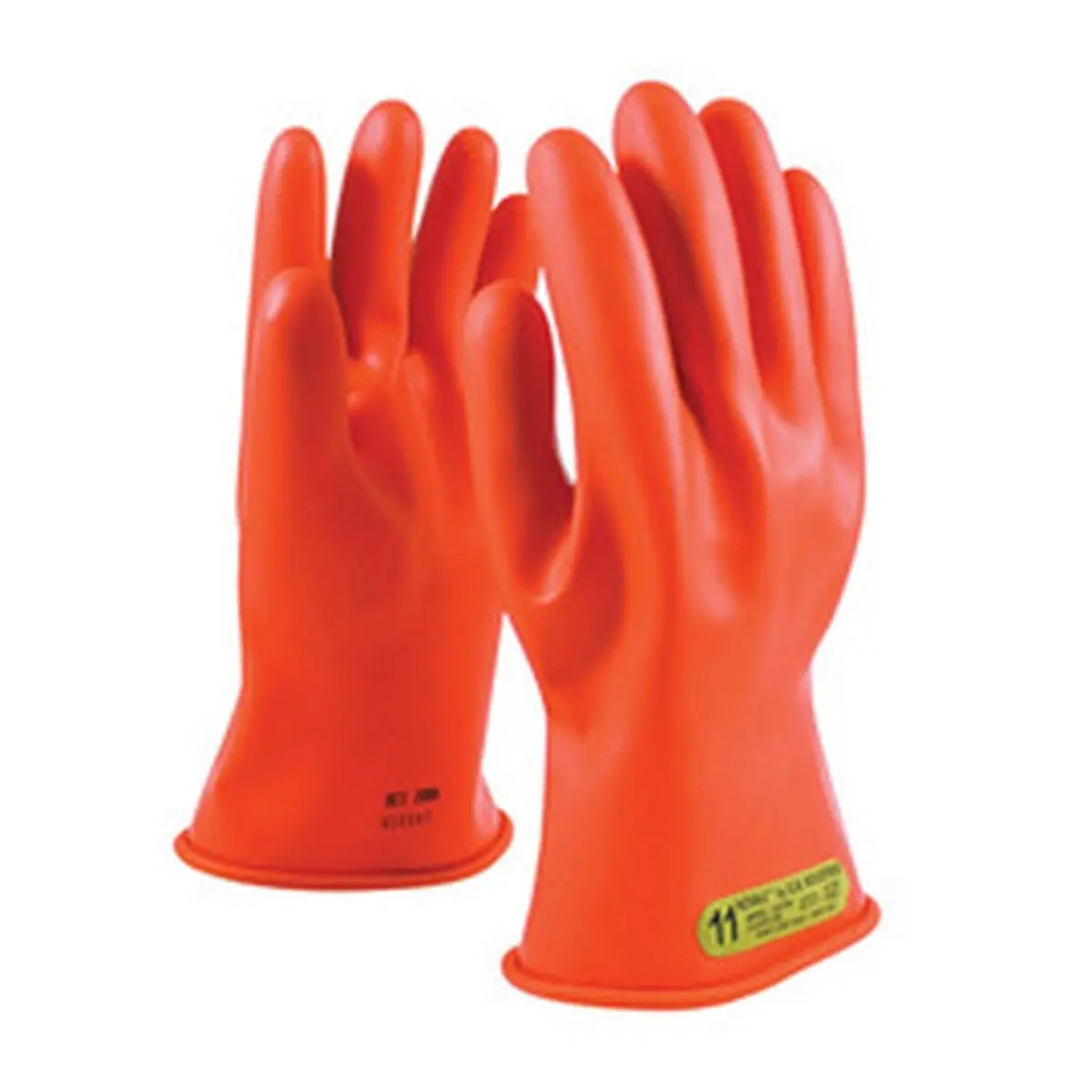 PIP 147-0-11/11 NOVAX Rubber Electrical Insulating Gloves Class 0 11" Orange Size 11