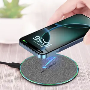 20W Wireless Charger Fast Wireless Charging Pad for iPhone 17/16//15/14/13/12/11/X/AirPods;Phone Wireless Charge Mat for Samsung S25/S24/S23/Galaxy Buds Cellphone Electronic