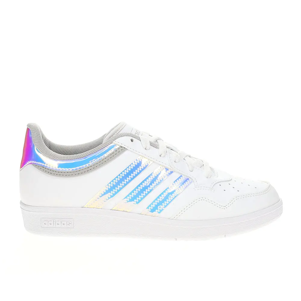 adidas Womens Hoops 4.0 Lace Up Sneakers Shoes Casual - White