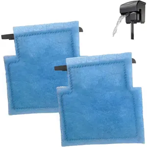 2 count EZ-Change Replacement Filter Cartridges for Aqua-Tech 5-15 Power Filters - Blue, EZ Change #1-6, Compatible with Clear Aquarium Water