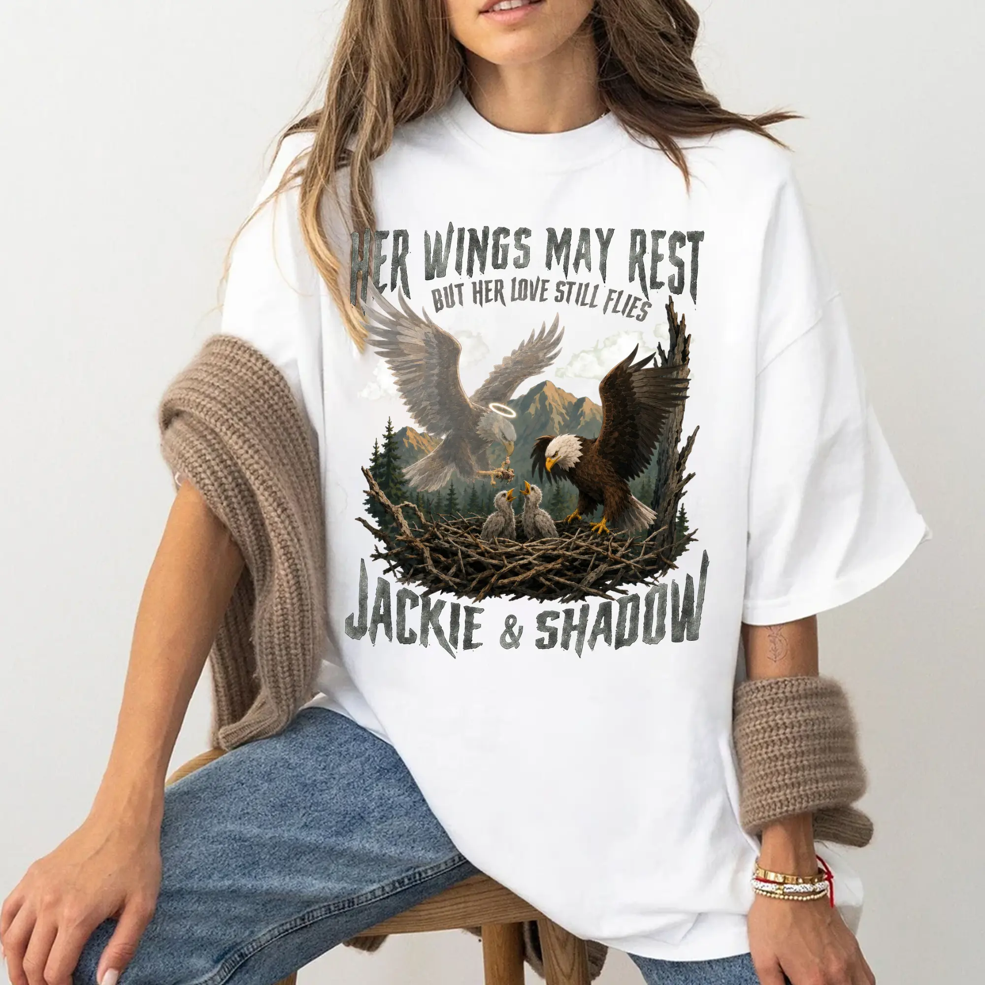 Big Bear Lake California T-Shirt, Jackie & Shadow Memorial Graphic Tee, Vintage Mountain Nature Shirt, Meaningful Tribute Gift