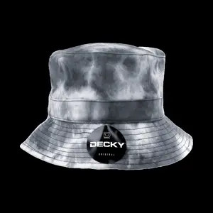 212 MAIN Cotton Fitted Low Crown Tie Dye Casual Trendy Bucket Sun Hat for Dogs - Black, Small & Medium, Daily Wear (Model 7961-PL-BLK-06), Casual Trendy Hat