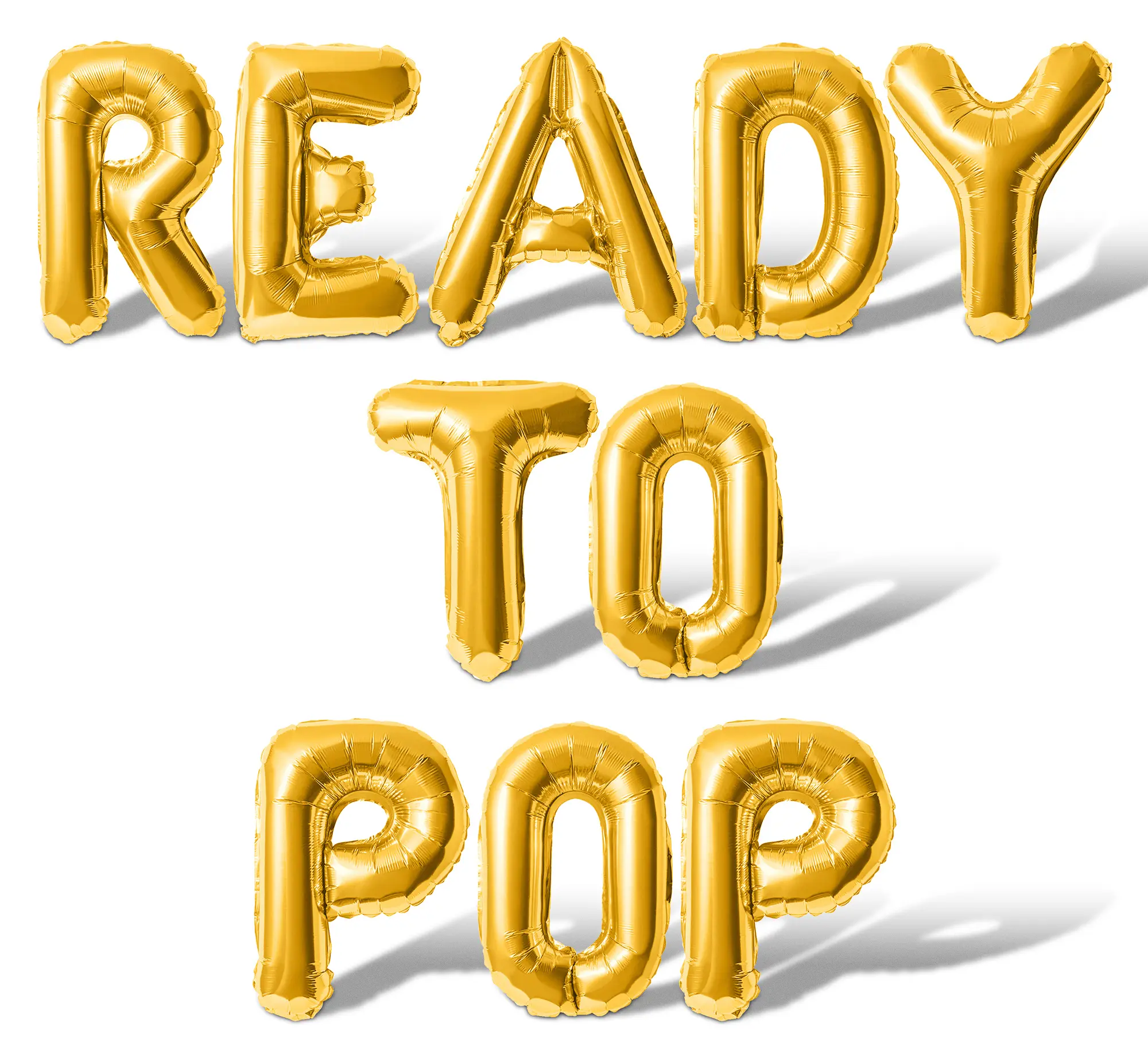 Letter Balloons - READY TO POP 16" Inch Alphabet Letters Foil Mylar Balloon Baby Shower Party Banner