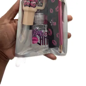 Zodiac Glam Bag with led lip gloss and key chain and more