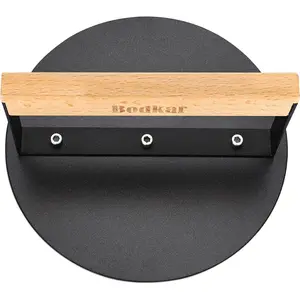 Smash Burger Press 6 inch, Round Burger Smasher Grill Press for Griddle Bacon Press Meat Steak Press with  Handle