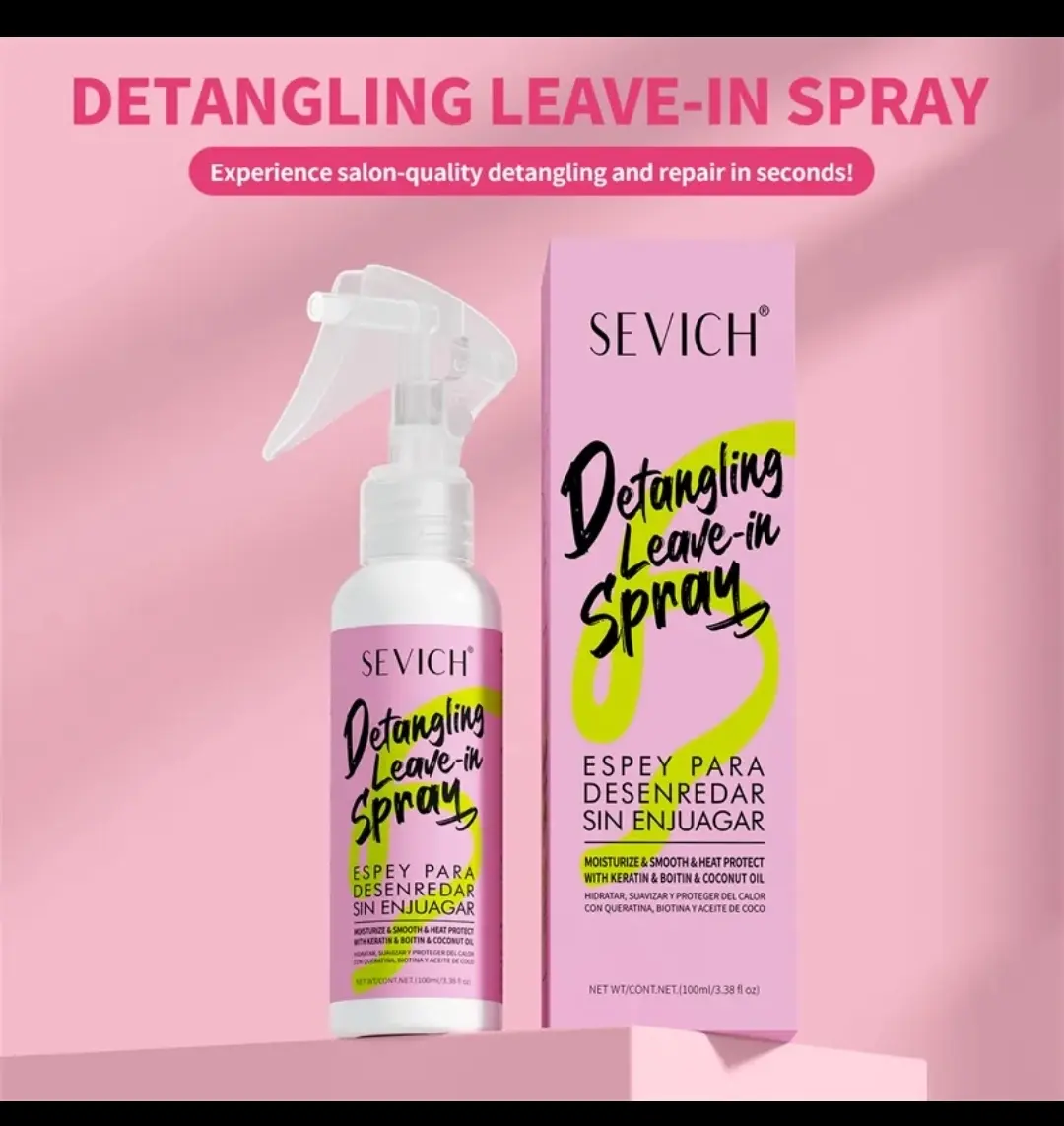 Detangling leave-in spray