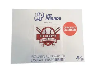 Hit Parade League Jersey Battle  Big Barry's Sports Breaks and Hit Parade Authentic Jersey and Card Series