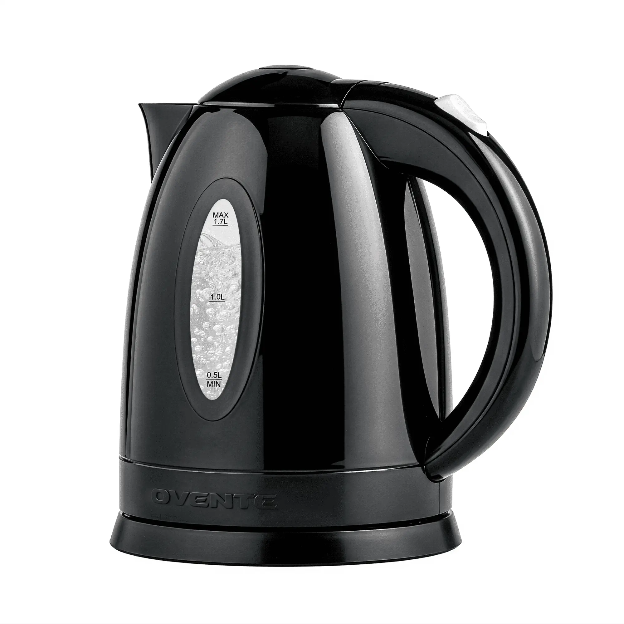 OVENTE 1.7L Electric Kettle with 1100W Fast Boiling Water, Black KP72B | Best For Coffee or Tea, BPA-Free, Water Level Gauge, Auto Shut-Off, Indicator Light, Boil-Dry Protection & Removable Filter 4.2 out of 5 stars