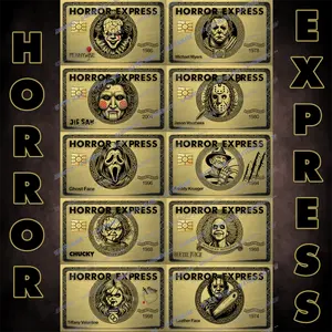 Horror Express Custom Credit Card Cover Halloween holiday Pop Culture Vinyl Skin Stickers