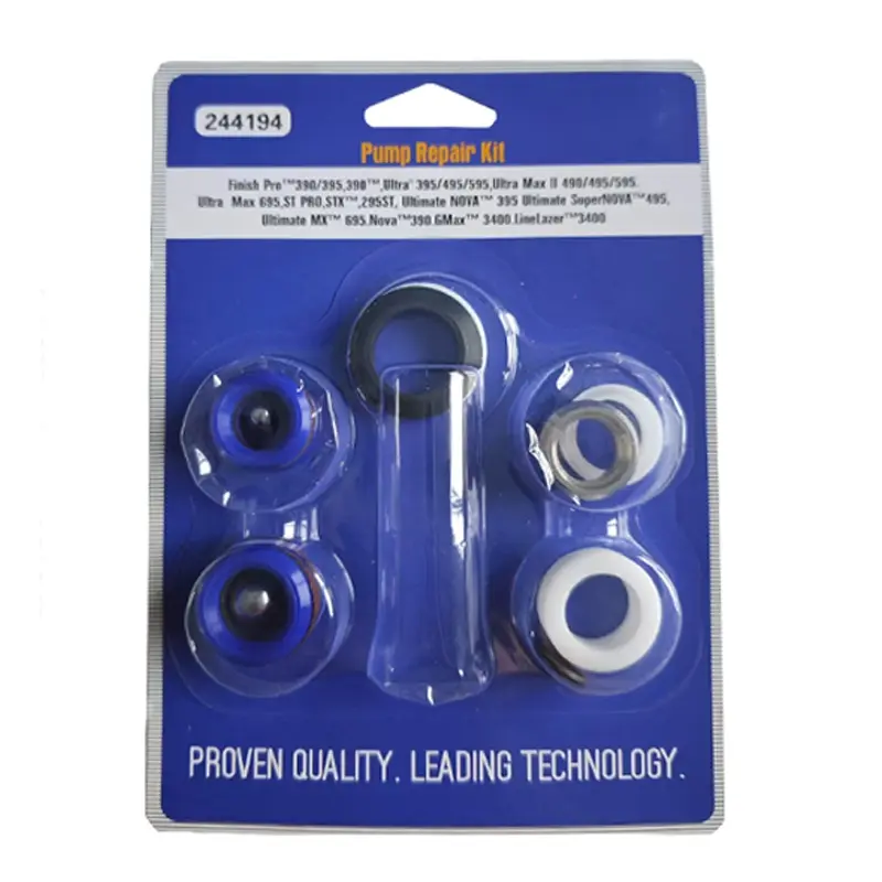 1 piece airless spray paint pump accessory repair packaging kit Paint Sprayer Accessories Paint Spraying Tool compatible with airless spray paint dispenser 295 390 395 490 495 595 3400 aftermarket