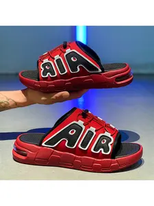 Fashionable Men's Indoor Home Comfort Slippers, Casual One-Piece Slip-Ons Slide for Daily Wear, Stylish Men's House Shoes Slipper Straps