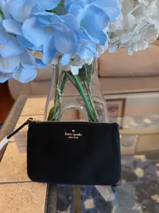 Pre-owned Kate Spade Nylon Clutches & Wristlets Black Wrist Bag