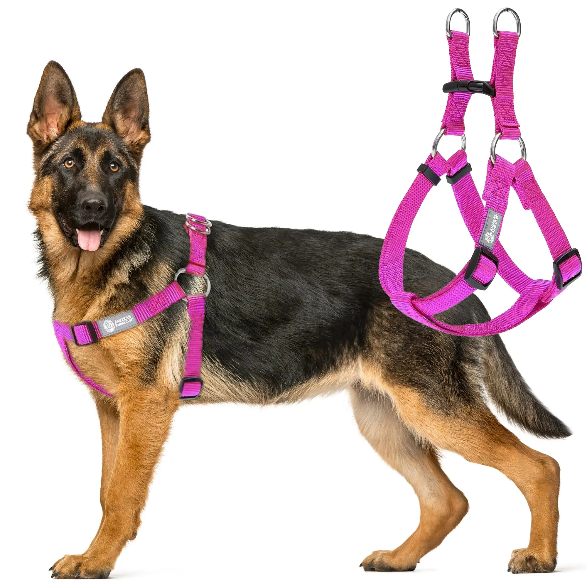 American Kennel Club Heavy Duty Steel Dog Tie Out Cable, Chew Resistant Outdoor Dog Tether for Large Dogs, Yard, Camping & Backyard