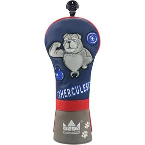 Craftsman Golf Hercules Dog Series Golf Headcover Fairway Wood  Cover Golf Club Cover