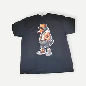 Gildan Quack Frost Graphic Print Tee - Premium Comfort 100% Soft Cotton Classic Fit Bold Duck Design All-Season Versatile Casual Outfit