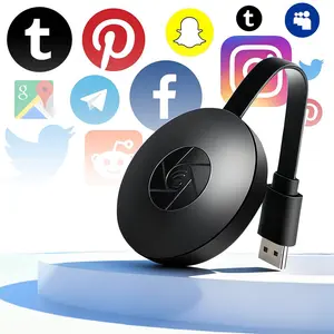 Wireless HDMI Display Adapter, 1080P Screen Mirroring Dongle, 2.4G WiFi, Miracast Airplay DLNA, Cast Phone Laptop to TV Projector Monitor, Ideal for Home Entertainment Office Gaming